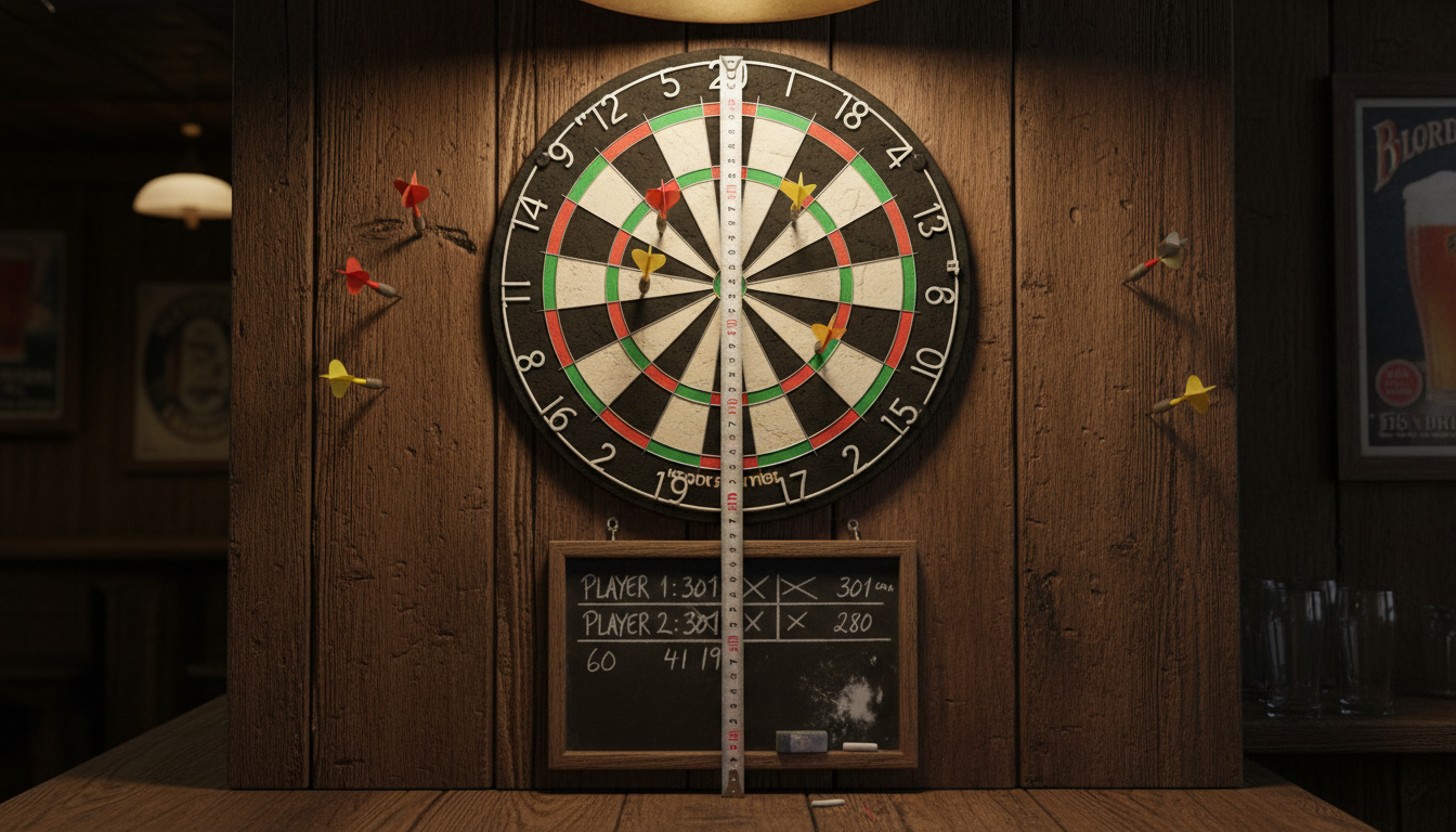 Darts Taulun Korkeus – Virallinen 173 cm Standardi ja Ohjeet