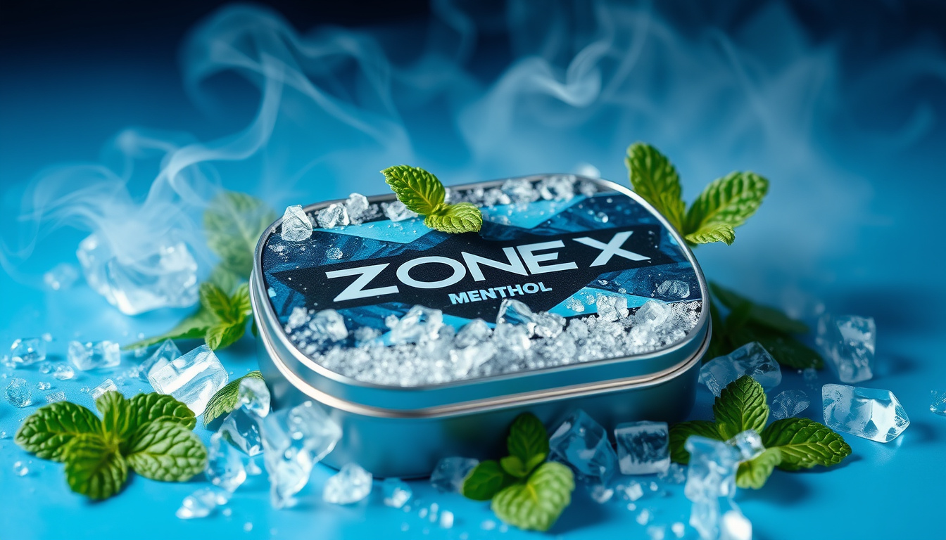 Zone X Cold Blast – Tupakkavapaat Mentholnikotiinipussit